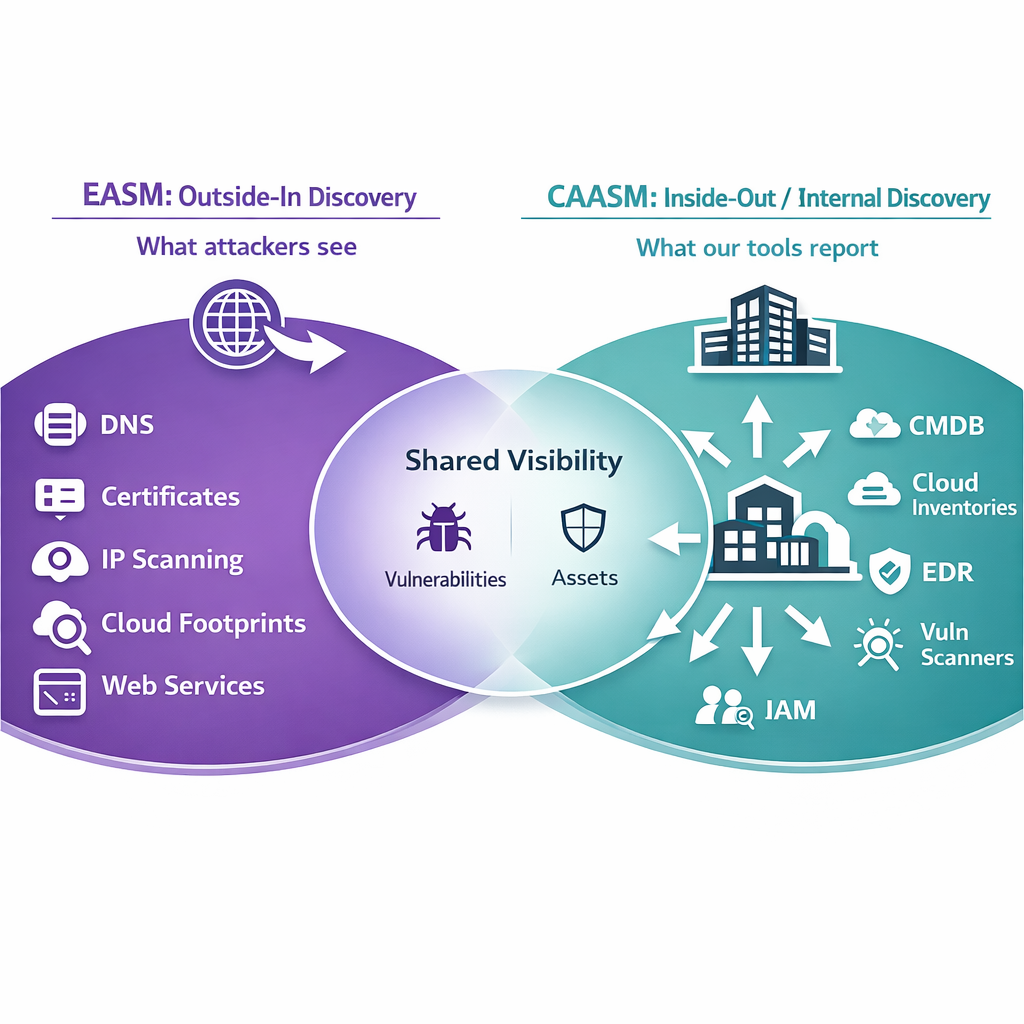 Outside‑in vs Inside‑out discovery